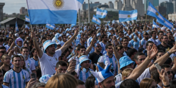 Banderazo argentino en Kansas City antes del debut ante Argelia en el Mundial 2026