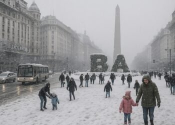 La posibilidad de nieve en Buenos Aires en medio de la ola de frío polar
