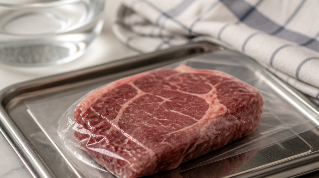 Descongelar carne sin microondas: un ingenioso truco casero