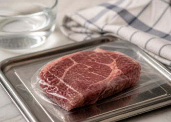 Descongelar carne sin microondas: un ingenioso truco casero