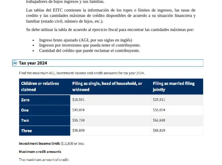 Pagos aprobados | El IRS anunció un depósito de 8.231 dólares para trabajadores y familias elegibles al Crédito Tributario por Ingreso de Trabajo