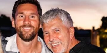 Lionel Messi se despidió de su padre Jorge en una ceremonia privada en Rosario