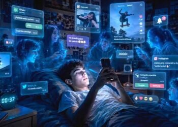 El uso del celular y las redes sociales durante la noche se asocia en adolescentes con menor descanso