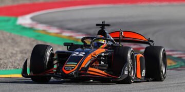 Nicolás Varrone sufre un accidente en la qualy de Fórmula 2 en Madrid que provoca una bandera roja