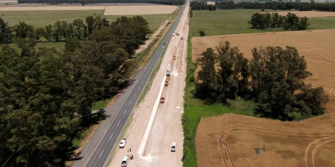 Calzada, rotondas y pasarelas: las obras en 546 kilómetros de la ruta que conecta Buenos Aires con La Pampa