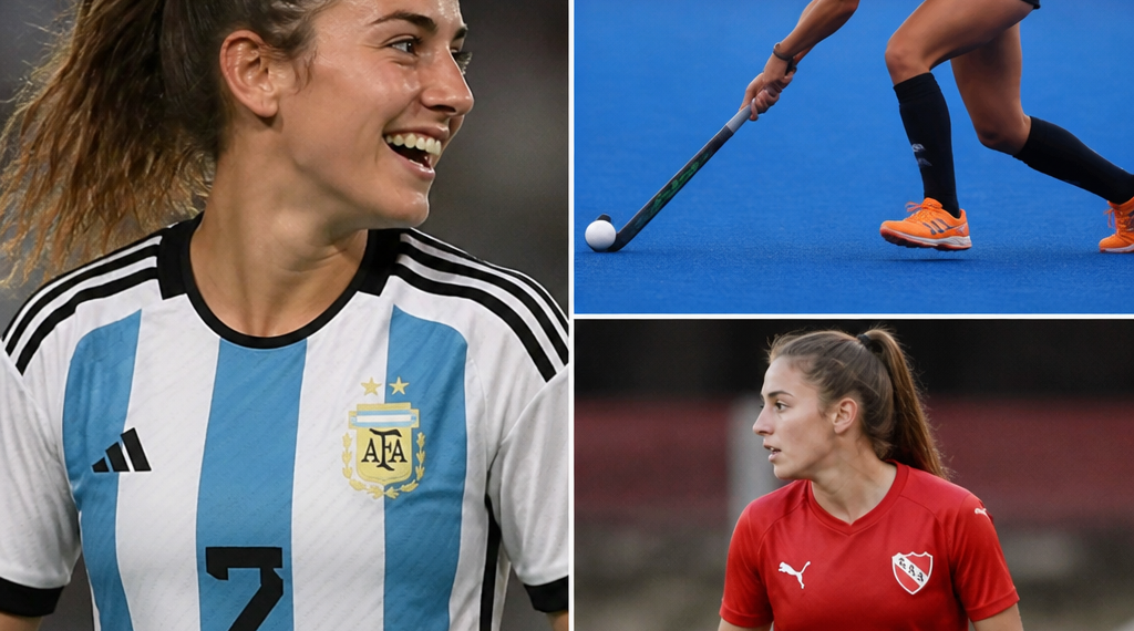 Camila Ochoa, la primera jugadora de Independiente en la Selección Mayor tras su paso por el hockey